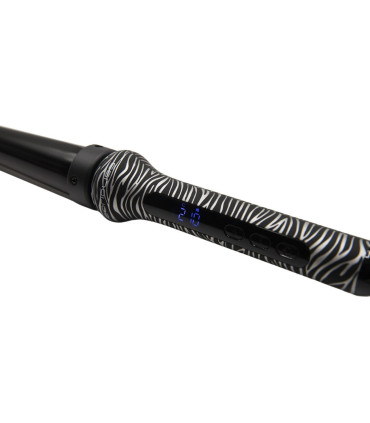 Rizador Glamour Wand Soft Touch Zebra Silver