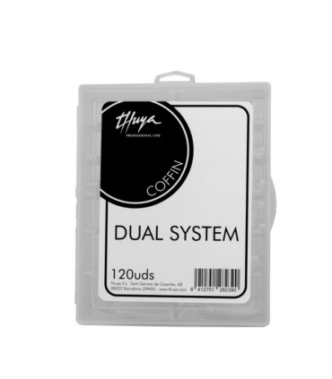 Tips Uñas Dual System Coffin 120 ud