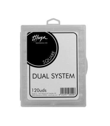 Tips Uñas Dual System Square 120 ud